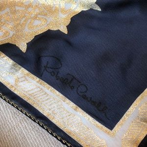 Roberto Cavalli Square Silk Scarf